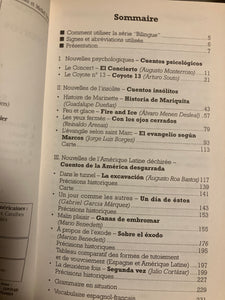 Bilingue . Nouvelles hispano- américaines : Augusto Roa Bastos,Gabriel García Márquez, Borges,….