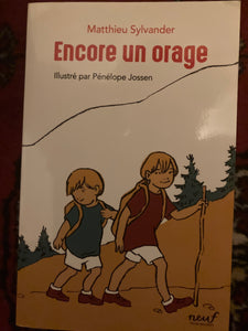 Encore un orage : Matthieu Sylvander (auteur jeunesse).)