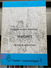 Charger l&#39;image dans la galerie, Maigret : Jean Fabre
