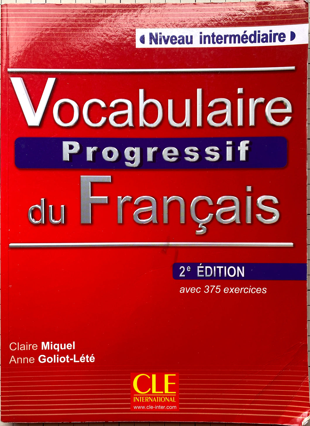 Vocabulaire progressif du Français : Claire Leroy-Miquel, Anne Goliot-Lété