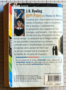 Harry Potter et l'Ordre du Phénix : J. K. Rowling, Jean-François Ménard