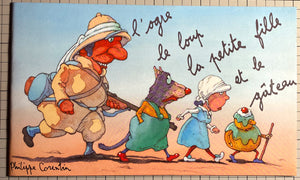 L'ogre, le loup, la petite fille et le gâteau : Philippe Corentin