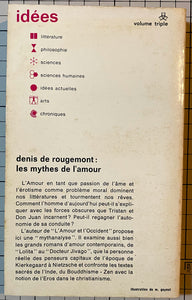 Les Mythes de l'amour : Denis de Rougemont