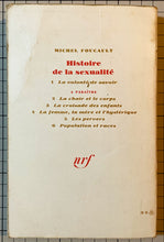 Charger l&#39;image dans la galerie, Histoire de la sexualité Tome 1 : Michel Foucault
